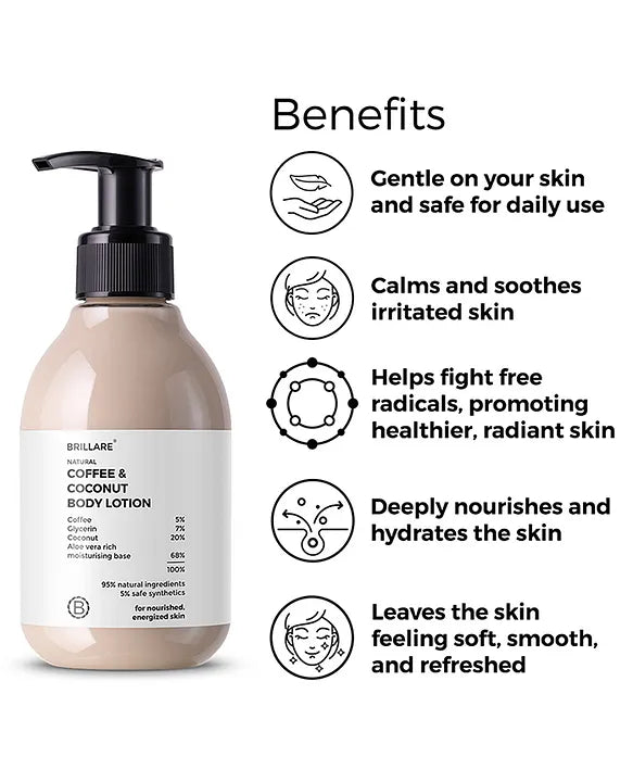 Brillare Coffee & Coconut Body Lotion - 200 ml