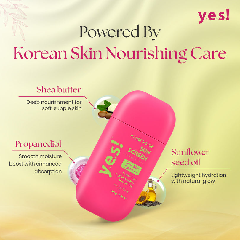 Yes! In The Shade Sunscreen | Lightweight, No White Cast | Broad Spectrum UVA/UVB Protection