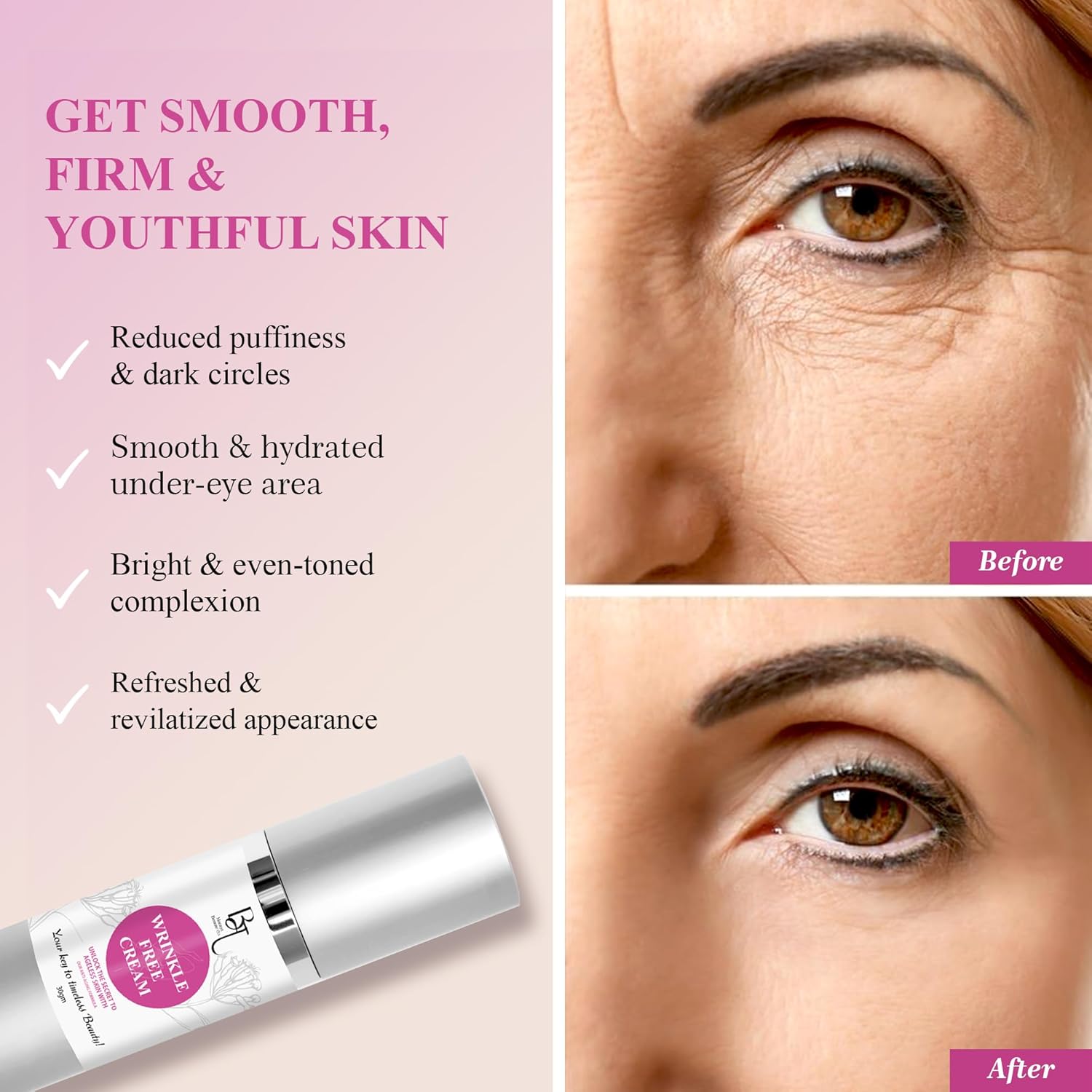 1% Retinol Night Cream for Wrinkles & Anti-Ageing with Vitamin C and Aloe Vera Extracts | Age Spots & Anti Ageing Cream For Women & Men for All Skin Types (30 gm)