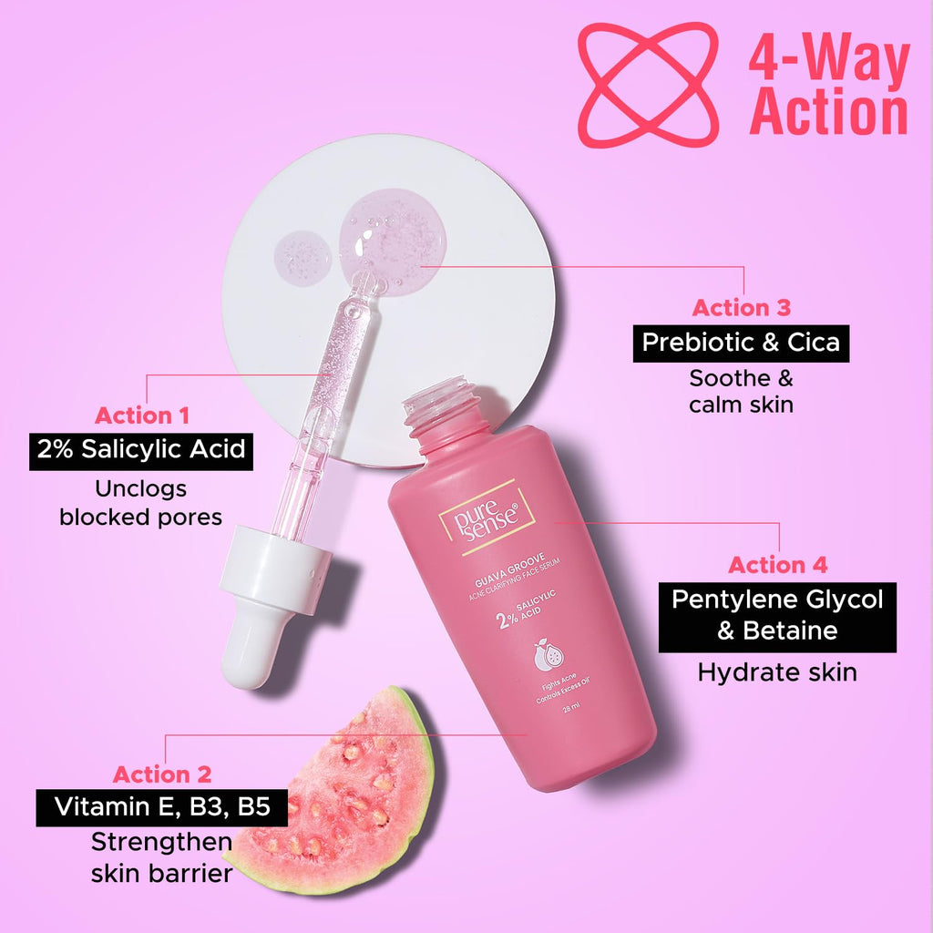 PureSense 2% Hyaluronic Acid Watermelon Burst Glow Face Serum for Intense Hydration  (28 ml)