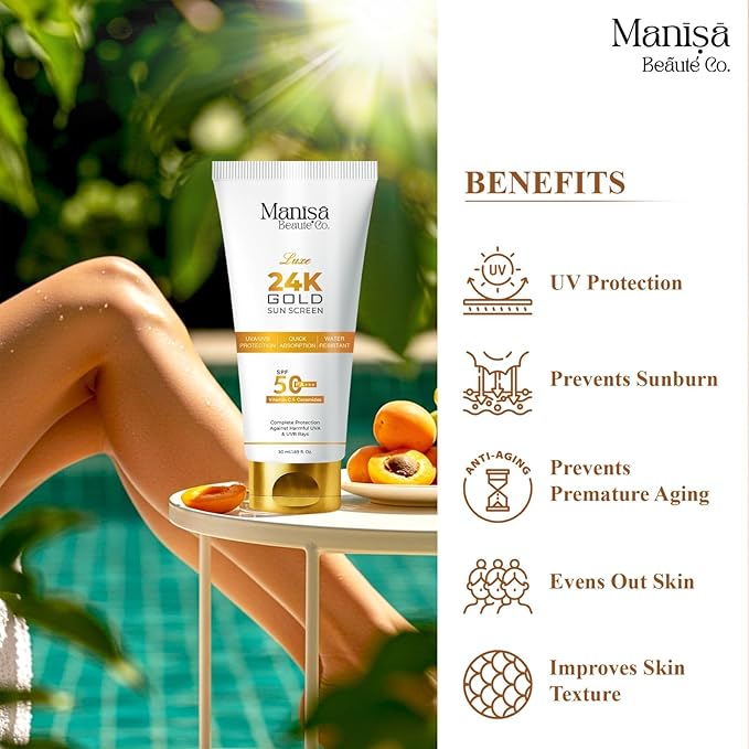 Manisa Combo 24K Gold Face pack of 4