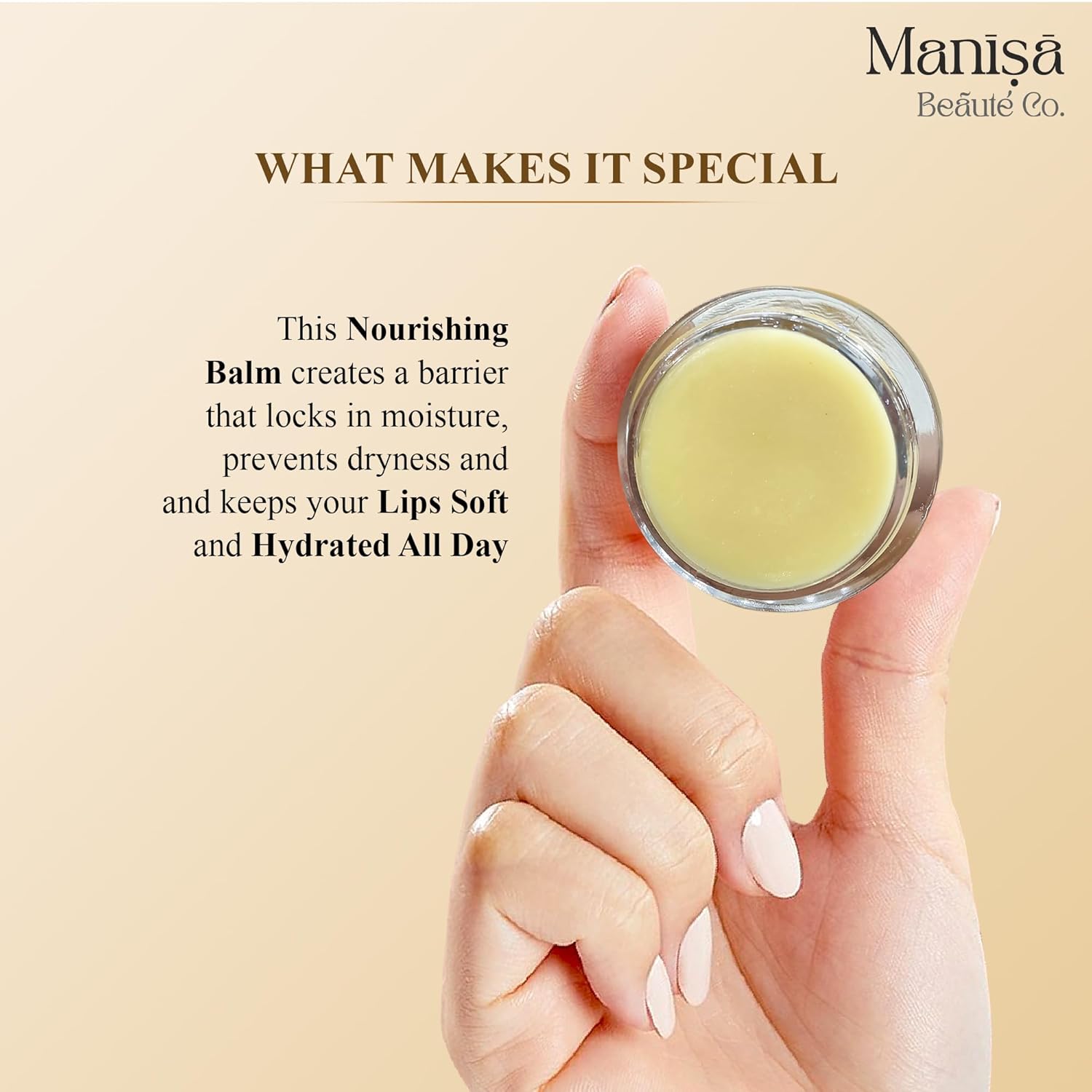 24K Gold Lip Glow Balm for Intense Hydration | Infused with 24k Gold, Vitamin-C & Shea Butter | For Nourished Lips all Day (8g)