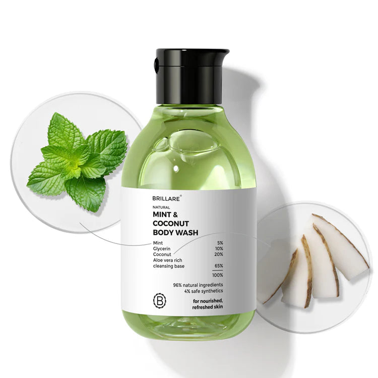 Mint & Coconut Body Wash (100ML)