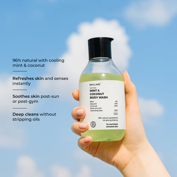 Mint & Coconut Body Wash (100ML)