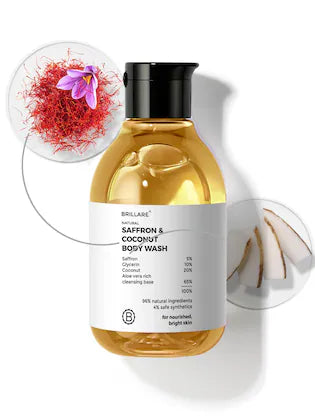 Brillare Saffron & Coconut Body Wash - 200ml